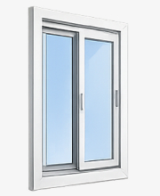 Раздвижная двустворчатая система остекления