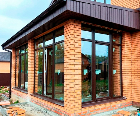Остекление коттеджей