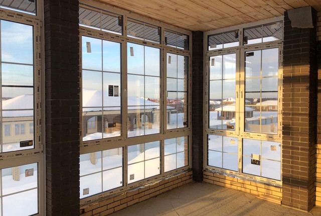 Остекление коттеджа