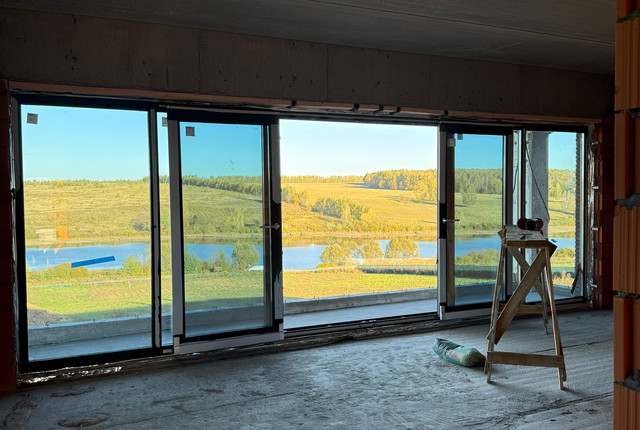 Остекление загородного дома