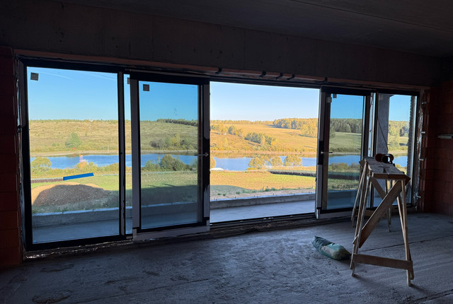 Остекление загородного дома