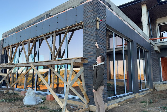 Остекление загородного дома